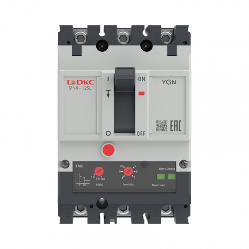 Выключатель автоматический 3P 100А 70кА pro MNX125L при AC415V расцепитель TMD YON MNX125L3PTMD0100 фото 2 Выключатель автоматический 3P 100А 70кА pro MNX125L при AC415V расцепитель TMD YON MNX125L3PTMD0100 фото 2