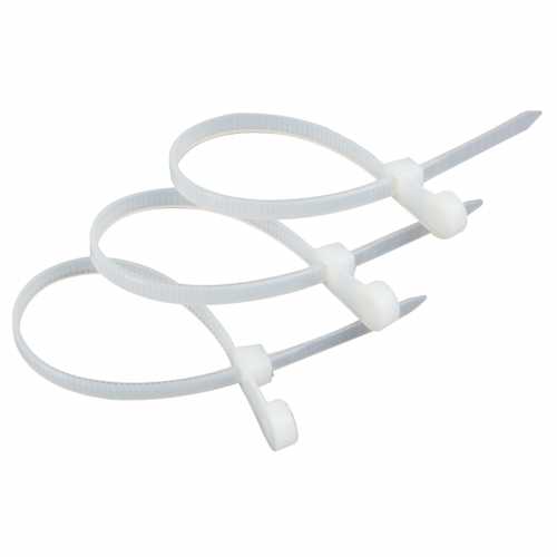 Хомут с отверстием OptiKit CT-O-N-3.5х150 бел. (уп.100шт) КЭАЗ 278335