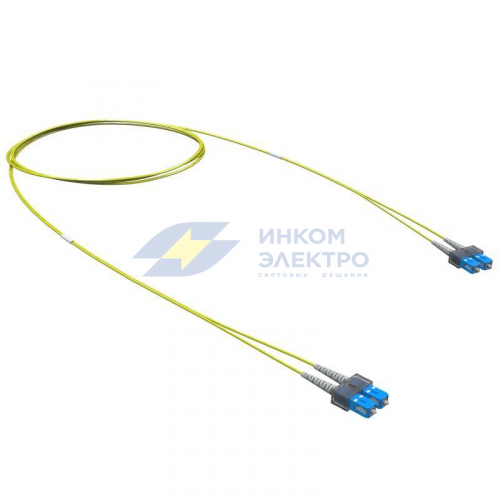 Шнур оптический коммутационный Duplex SC-UPC/SC-UPC 9/125 OS2 10м DKC RNPC9DCUCU10