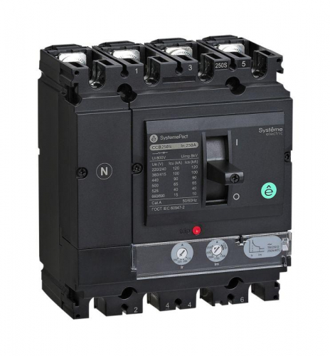 Выключатель автоматический SYSTEMEPACT CCB100 36кА 4P4D TMD32 рычаг SE SPC100F032L4DF Выключатель автоматический SYSTEMEPACT CCB100 36кА 4P4D TMD32 рычаг SE SPC100F032L4DF