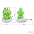 Светильник NN-608-SW-GR ночник "Лягушонок" зел. ЭРА Б0019100