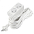 Удлинитель 2х10м без заземл. 10А IP20 2.2кВт ПВС 2х1 бел. DOMTOK 2345