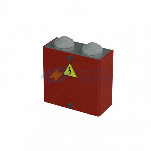 Коробка распределительная огнестойкая КРОПС 80х80х35мм IP41 FRJB-KM-ST1-6-02-КРОПС-IP41 для кабелей до 6кв.мм 2 клеммы КМ KR0082