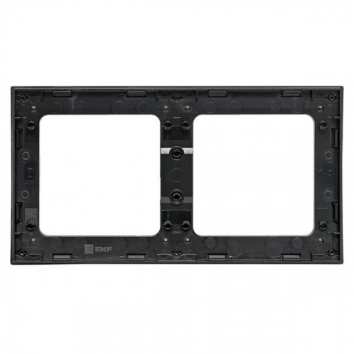 Рамка 2-м Стокгольм черн. PROxima EKF EXM-G-303-30 фото 6