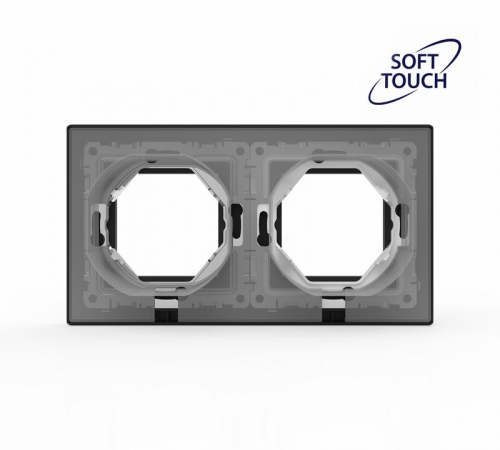 Рамка 2-м Pixel IP44 карбон TOKOV ELECTRIC TKE-PX-RM2-C14-IP44 фото 4 Рамка 2-м Pixel IP44 карбон TOKOV ELECTRIC TKE-PX-RM2-C14-IP44 фото 4