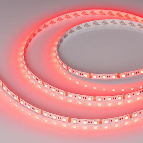 Лента светодиодная RT-B72-10mm 12V RGB 15Вт/м IP20 5060 (уп.5м) Arlight 016246(2)