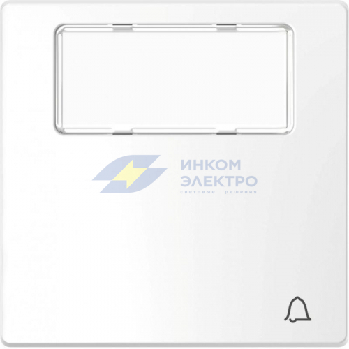 Клавиша звонка Merten D-Life линза для LED мод. сим. SD бел. лотос SchE MTN3325-6035