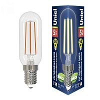Лампа светодиодная LED-Y25-5W/3000K/E14/CL GLZ04TR для холодильников и вытяжки прозрачная колба. картон Uniel UL-00007129