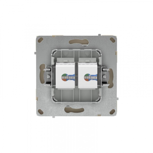 Розетка компьютерная 2-м KANT RJ45 кат.5E без шторки ванильн. марципан DKC 7015664 фото 3 Розетка компьютерная 2-м KANT RJ45 кат.5E без шторки ванильн. марципан DKC 7015664 фото 3