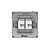 Розетка компьютерная 2-м KANT RJ45 кат.5E без шторки ванильн. марципан DKC 7015664