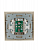 Розетка телевизионная оконечная TV СП Deriy 16А IP20 крем. LEZARD 702-0303-130