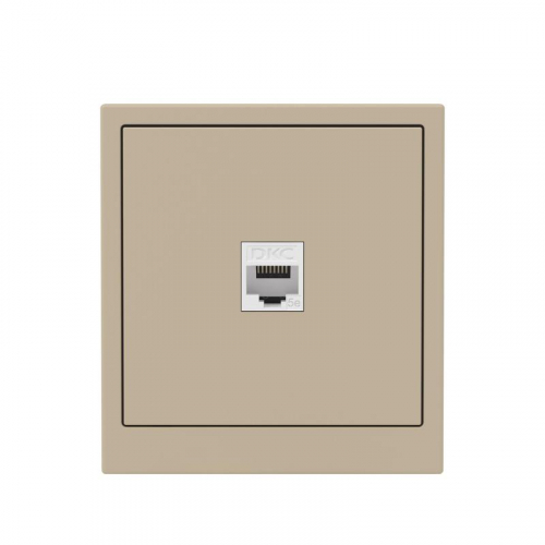 Розетка компьютерная 1-м KANT RJ45 кат.5E без шторки ванильн. марципан DKC 7015663 фото 6 Розетка компьютерная 1-м KANT RJ45 кат.5E без шторки ванильн. марципан DKC 7015663 фото 6