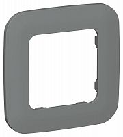Рамка 1-м СП FLITE РУ-1-А-ФлМА мокрый асфальт IEK FI-M12-31-20-K80