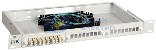 Кросс укомплектованный 1U LC (duplex) 24 порта (OM3) ITK FOBX24-1U-24LCUD03 Кросс укомплектованный 1U LC (duplex) 24 порта (OM3) ITK FOBX24-1U-24LCUD03