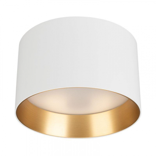 Светильник светодиодный SP-BISCOTTO-R140-15W Warm3300-MIX WH-GD 80deg 230В IP54 15Вт 3300К метал. Arlight 054915