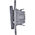 Выключатель 1-кл. Inspiria 10А IP20 250В 10AX механизм антрацит IEK 673603