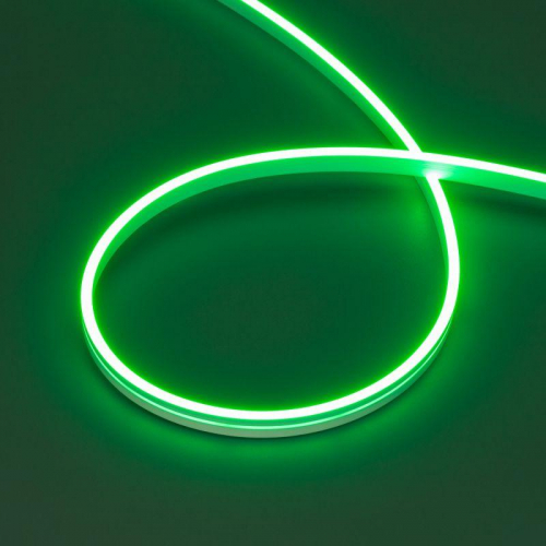 Лента светодиодная MOONLIGHT-SIDE-A168-4x10mm 24V Green 7.2Вт/м IP65 wire x2 прямой вывод кабеля герметичная (уп.5м) Arlight 038315