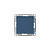 Розетка AtlasDesign 16А IP20 с заземл. защ. шторки с крышкой быстрозажим. клем. механизм аквамарин SE ATN001146S
