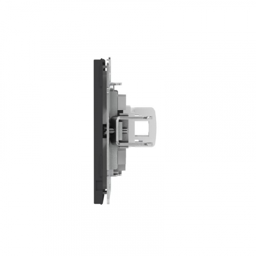 Розетка компьютерная 1-м KANT RJ45 кат.5E без шторки черн. уголь DKC 7012663 фото 4
