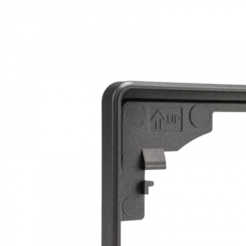 Рамка 4-м ROUND MIELE титан Kranz KR-78-0754-2 фото 2