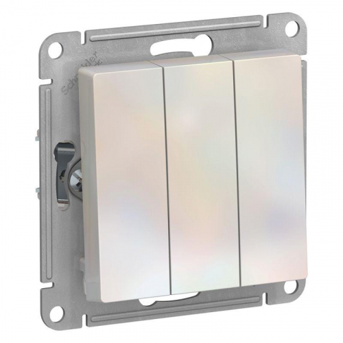 Выключатель 3-кл. СП AtlasDesign 10А IP20 (сх. 1+1+1) 10AX механизм жемчуж. SE ATN000431 Выключатель 3-кл. СП AtlasDesign 10А IP20 (сх. 1+1+1) 10AX механизм жемчуж. SE ATN000431