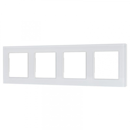 Рамка стеклянная FRM-GLARE-GS-4-WH Arlight 043802
