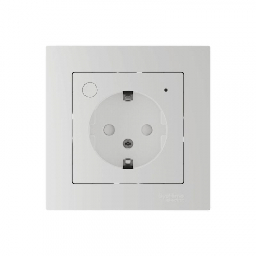 Розетка AtlasDesign Smart 16А L+N с заземл. защ. шторки Zigbee механизм бел. SE ATN000145Z фото 3