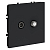 Розетка телевизионная оконечная TV + SAT 2-м СП S70 механизм графит Voltum VLS060407