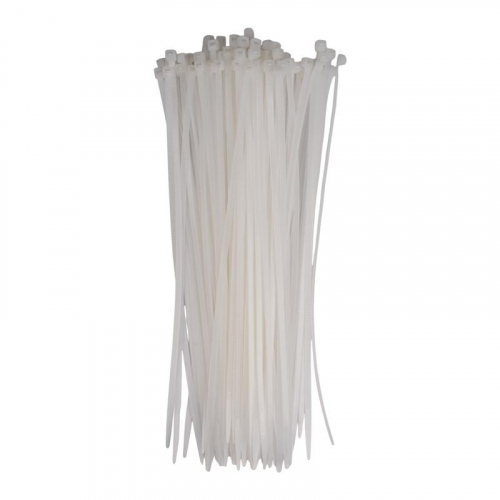 Хомут кабельный (стяжка) PCT 4.8х300-100WH 4.8х300 PA6.6 бел. (уп.100шт) JazzWay 5054035 фото 5