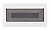 Корпус встраиваемый дв. 1 ряд 17 мод. IP41 ЩРВ-М прозр. DEKraft 31074DEK