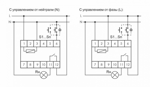 Реле импульсное BIS-411i (установка на DIN-рейку; для нагрузки с больш. пусков. током (160А/20мс)) F&F EA01.005.017 фото 2