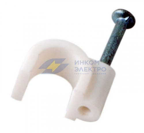 Скоба крепежная круглая d6мм (уп.50шт) Rexant 07-4006 Скоба крепежная круглая d6мм (уп.50шт) Rexant 07-4006