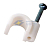 Скоба крепежная круглая d6мм (уп.50шт) Rexant 07-4006