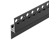 Профиль PLINTUS-FANTOM-H20-2000 BLACK L2000 алюм. Arlight 043618