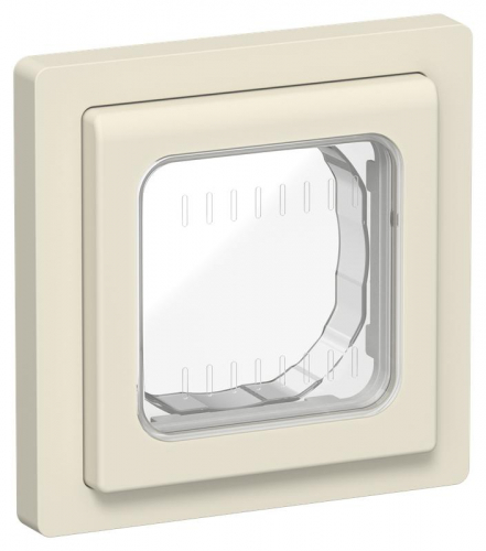Рамка 1-м СП FLITE Рпро-1-55-ФлСл IP55 сливочный IEK FI-M10-32-55-K86