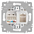 Розетка компьютерная 1-м СП Accent 6-303-08 RJ45 IP20 бронза Intro Б0063639