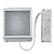 Светильник светодиодный ULP-1010 7W/4000K IP40 GRILYATO WHITE 7Вт 4000К IP40 630лм 100х100х37 потолочный встраив. грильято рассеив. призма с источником питания бел. Uniel UL-00007426