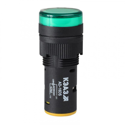Лампа AD16DS(LED) матрица D16мм зел. 48В AC/DC КЭАЗ 357836 Лампа AD16DS(LED) матрица D16мм зел. 48В AC/DC КЭАЗ 357836