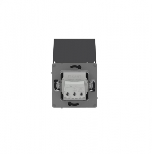 Розетка силовая KANT IP44 2P+E защ. шторки с крышкой черн. уголь DKC 7012013 фото 7