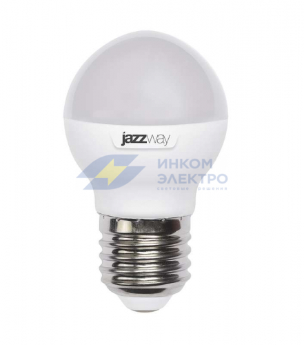 Лампа светодиодная PLED-SP 7Вт G45 4000К нейтр. бел. E27 230В/50Гц JazzWay 5018976 Лампа светодиодная PLED-SP 7Вт G45 4000К нейтр. бел. E27 230В/50Гц JazzWay 5018976