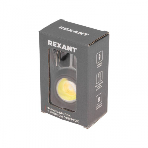 Фонарь-брелок с набором отверток Rexant 75-8010 фото 10 Фонарь-брелок с набором отверток Rexant 75-8010 фото 10
