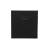 Выключатель 1-кл. СП STRONG MIELE 10А с подсветкой антрацит Kranz KR-78-0713-5