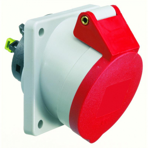 Розетка встраиваемая 16А 5п 3P+N+PE 6ч 400В IP44 наклонная 87х71 Quick-Connect Bals 12741 Розетка встраиваемая 16А 5п 3P+N+PE 6ч 400В IP44 наклонная 87х71 Quick-Connect Bals 12741