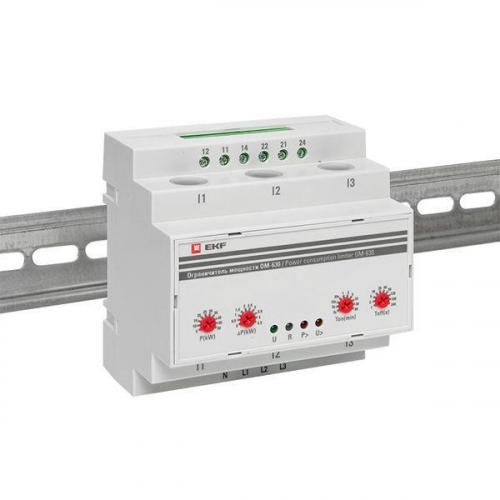 Ограничитель мощности 3ф ОМ-630 PROxima EKF rel-pl-630 фото 6