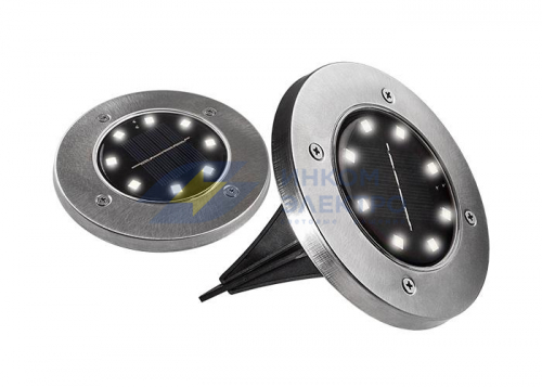 Светильник светодиодный SLR-S12 8SMD грунтовый IP44 корпус нерж. сталь солнечная батарея (уп.2шт) ФАZА 5040984 Светильник светодиодный SLR-S12 8SMD грунтовый IP44 корпус нерж. сталь солнечная батарея (уп.2шт) ФАZА 5040984
