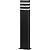 Светильник "Астрея" GBF-101-BL-0600 max 30Вт E27 IP54 230В 600х145х90мм уличный напольн. черн. Эра Б0069592