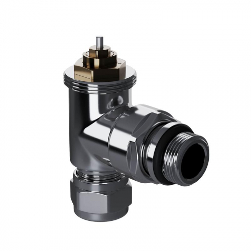 Набор термостатический угловой Design Pro 15мм М30х1.5 хром Royal Thermo НС-1646649 фото 3