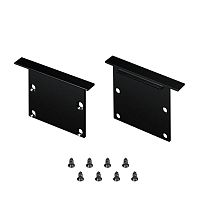 Заглушка LINIA49-F-S BLACK глухая металл (комплект) Arlight 041881