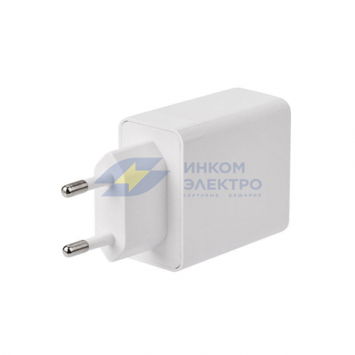 Устройство зарядное сетевое для iPhone/iPad Type-C + USB 3.0 с Quick charge бел. Rexant 16-0278 фото 2