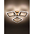 Светильник светодиодный Frida 6190-703 LED 48Вт 3000-6000К потолочн. с пультом Rivoli Б0068454